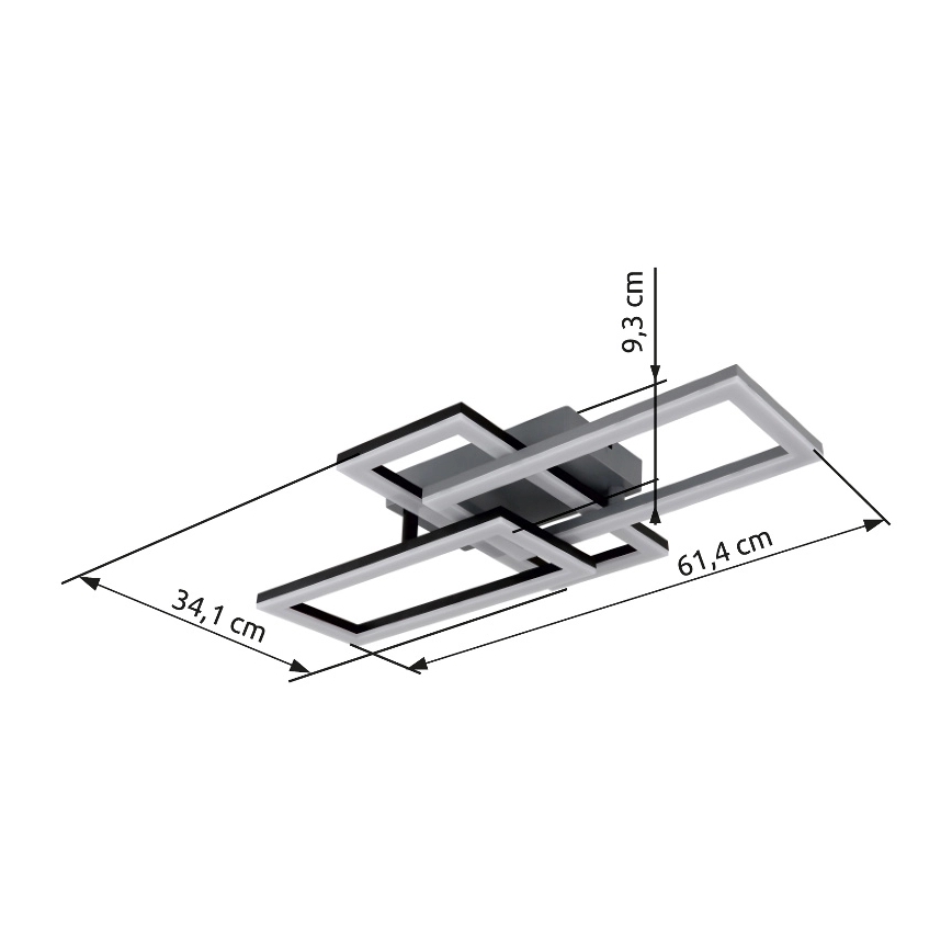 Globo - LED-kattovalaisin LED/24W/230V