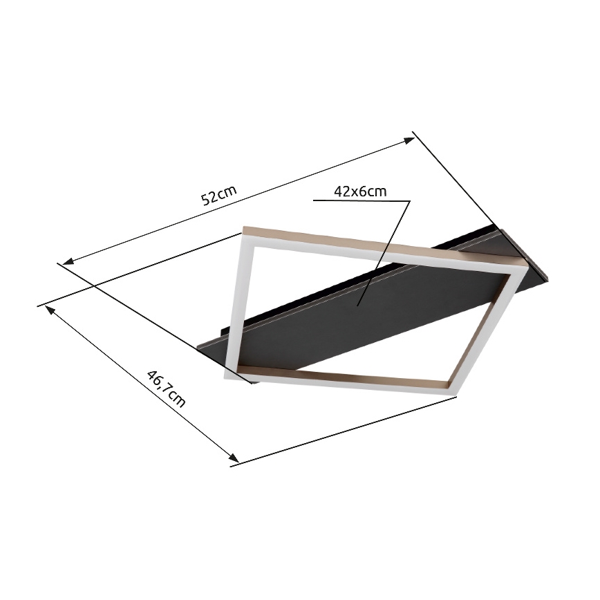 Globo - LED-kattovalaisin LED/18W/230V