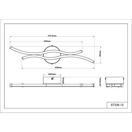 Globo - LED-kattovalaisin LED/12W/230V 3000K