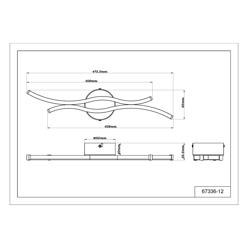 Globo - LED-kattovalaisin LED/12W/230V 3000K