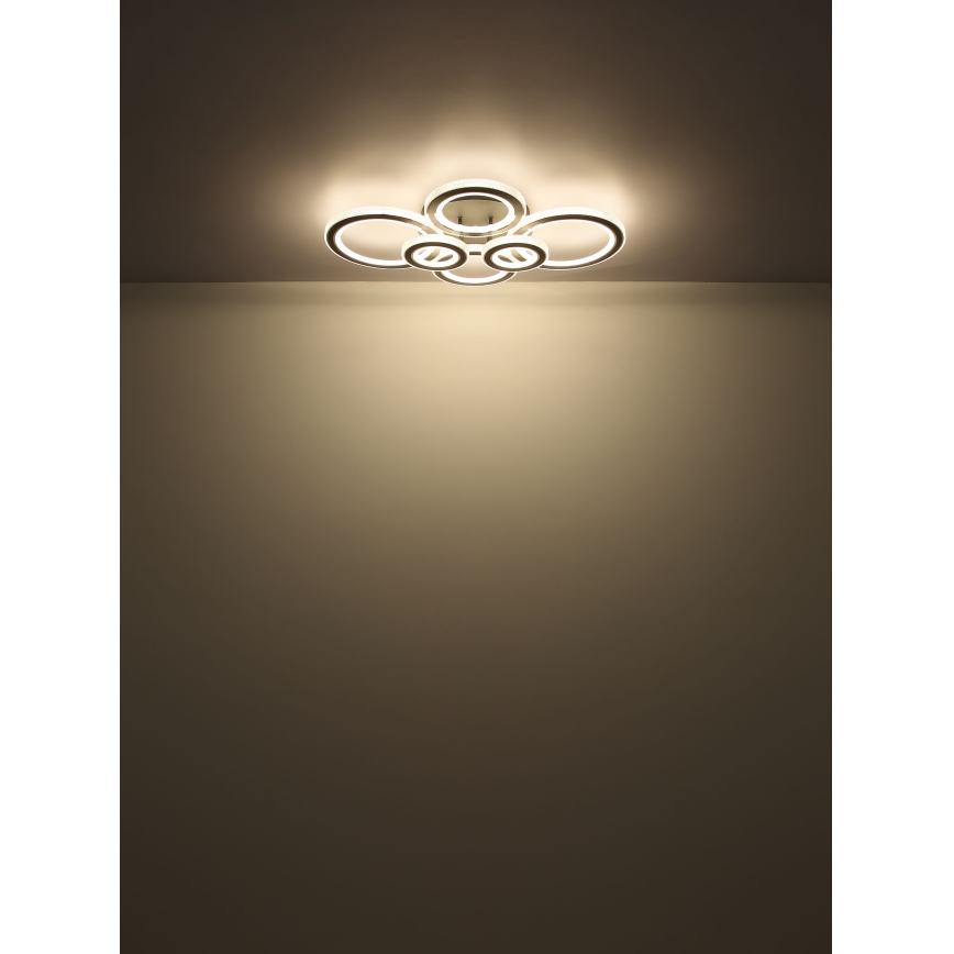 Globo - Himmennettävä LED-kattovalaisin LED/60W/230V 2700-6000K 56x78 cm antrasiitti + kauko-ohjaus