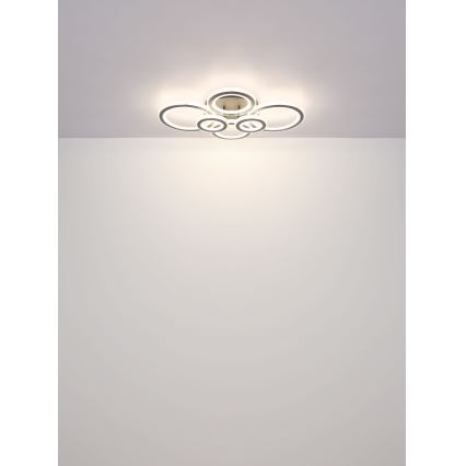 Globo - Himmennettävä LED-kattovalaisin LED/60W/230V 2700-6000K 56x78 cm antrasiitti + kauko-ohjaus
