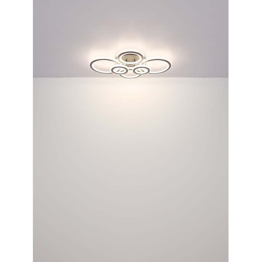 Globo - Himmennettävä LED-kattovalaisin LED/60W/230V 2700-6000K 56x78 cm antrasiitti + kauko-ohjaus