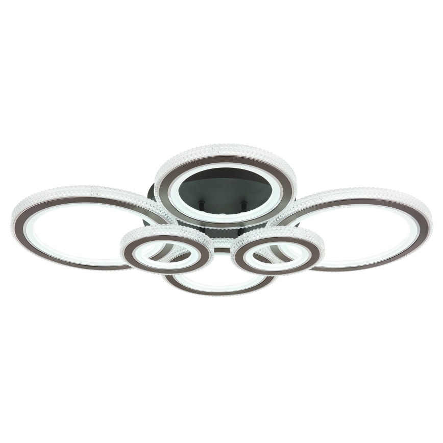 Globo - Himmennettävä LED-kattovalaisin LED/60W/230V 2700-6000K 56x78 cm antrasiitti + kauko-ohjaus