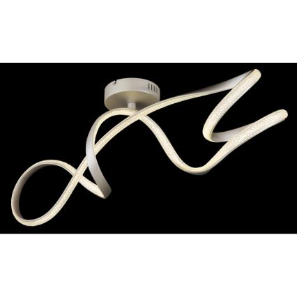 Globo - Kiinteä LED-kattokruunu LED/30W/230V mattakromi