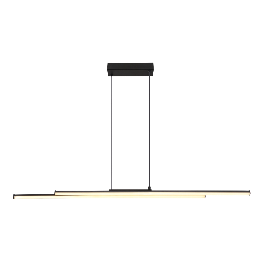 Globo - LED-kattokruunu johdossa LED/24W/230V 3000K musta