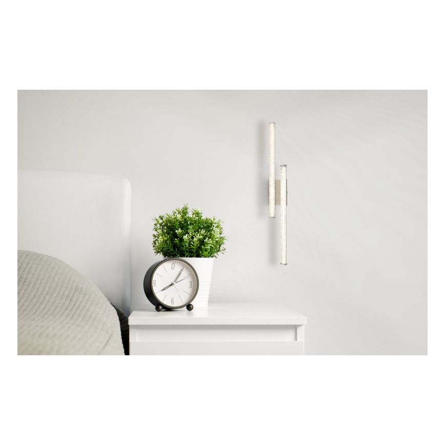 Globo - LED-kattovalaisin LED/12W/230V 4000K mattakromi