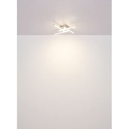 Globo - LED-kattovalaisin LED/24W/230V 4000K mattakromi