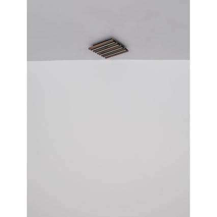 Globo - LED-kattovalaisin LED/30W/230V 3000K 80x20 cm puu