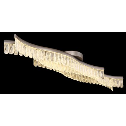Globo - LED-kattovalaisin LED/35W/230V 3200K 18x108 cm mattakromi