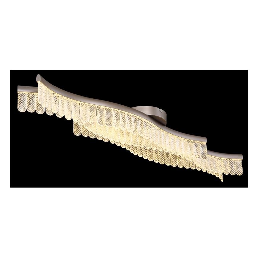 Globo - LED-kattovalaisin LED/35W/230V 3200K 18x108 cm mattakromi