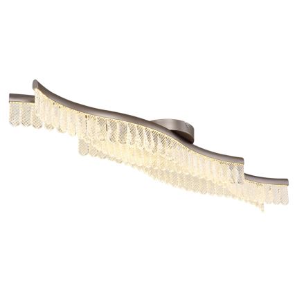 Globo - LED-kattovalaisin LED/35W/230V 3200K 18x108 cm mattakromi