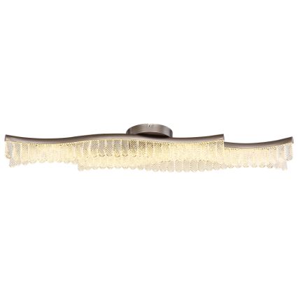 Globo - LED-kattovalaisin LED/35W/230V 3200K 18x108 cm mattakromi