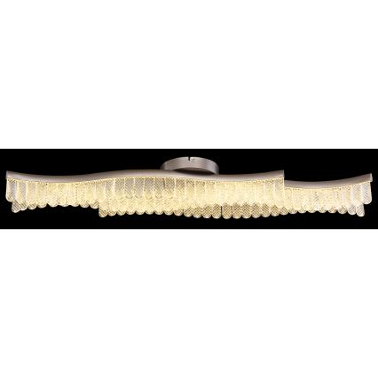 Globo - LED-kattovalaisin LED/35W/230V 3200K 18x108 cm mattakromi