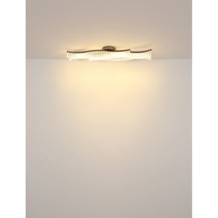 Globo - LED-kattovalaisin LED/35W/230V 3200K 18x108 cm mattakromi