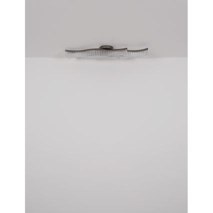 Globo - LED-kattovalaisin LED/35W/230V 3200K 18x108 cm mattakromi