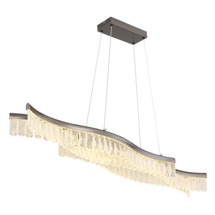 Globo - LED-kattokruunu johdossa LED/35W/230V 3200K mattakromi