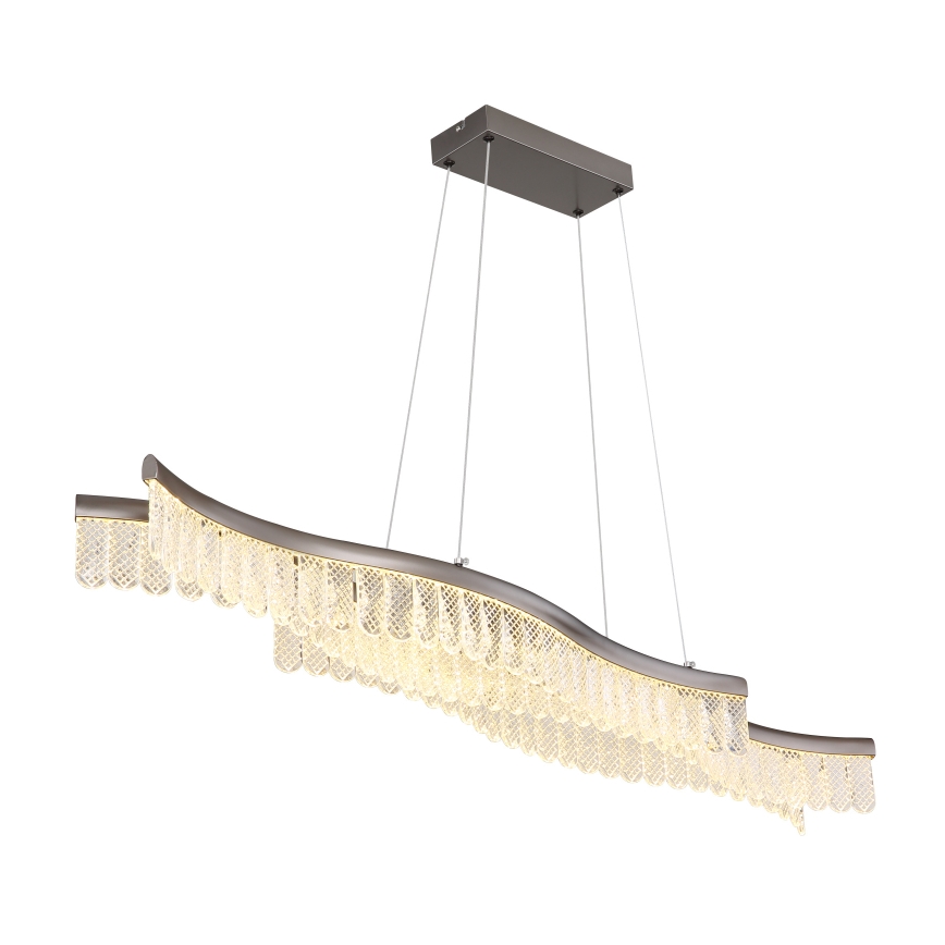 Globo - LED-kattokruunu johdossa LED/35W/230V 3200K mattakromi