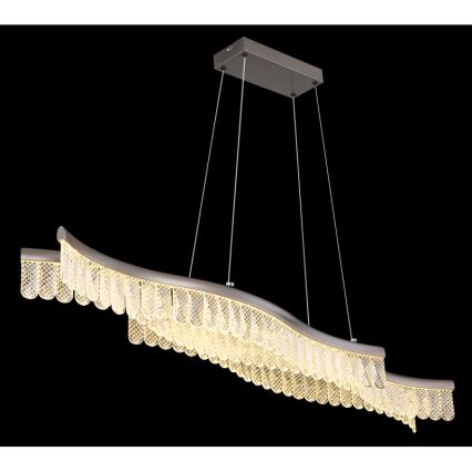 Globo - LED-kattokruunu johdossa LED/35W/230V 3200K mattakromi