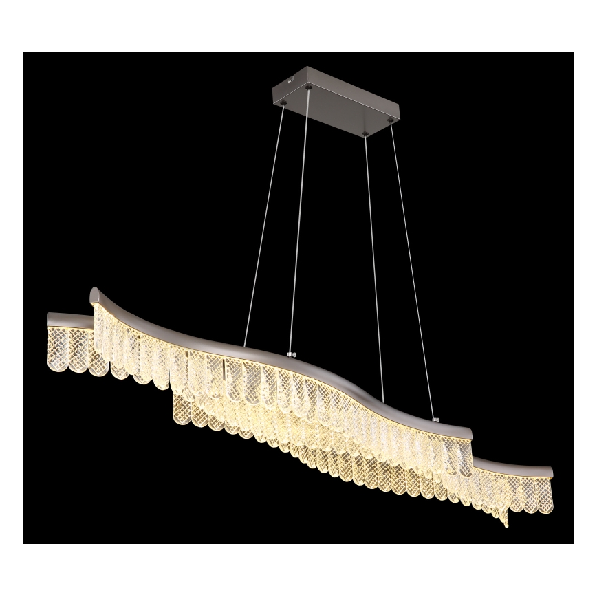 Globo - LED-kattokruunu johdossa LED/35W/230V 3200K mattakromi