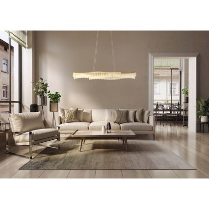Globo - LED-kattokruunu johdossa LED/35W/230V 3200K kulta