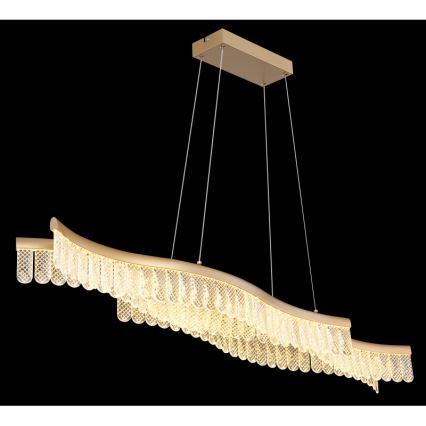 Globo - LED-kattokruunu johdossa LED/35W/230V 3200K kulta