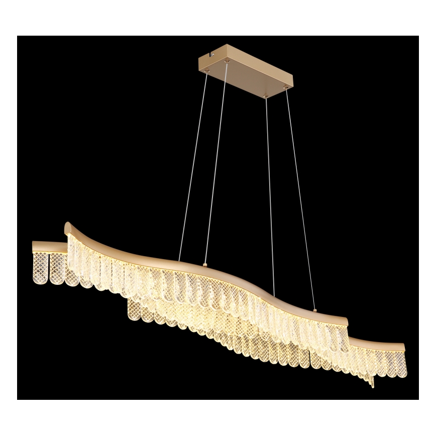 Globo - LED-kattokruunu johdossa LED/35W/230V 3200K kulta