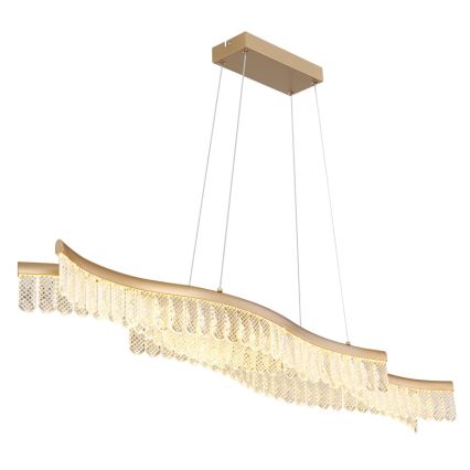 Globo - LED-kattokruunu johdossa LED/35W/230V 3200K kulta