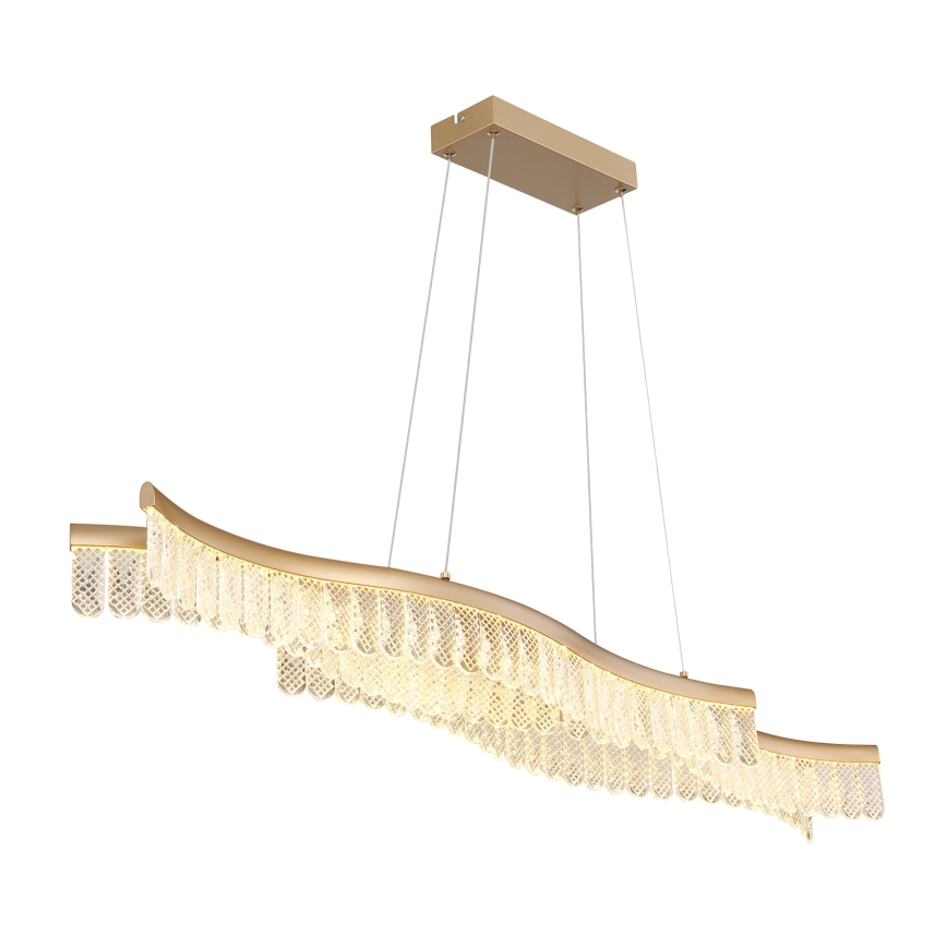 Globo - LED-kattokruunu johdossa LED/35W/230V 3200K kulta