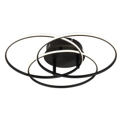 Globo - LED-kattovalaisin LED/40W/230V 4000K halkaisija 45,6 cm musta