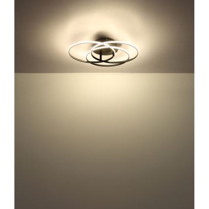 Globo - LED-kattovalaisin LED/40W/230V 4000K halkaisija 45,6 cm musta