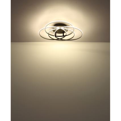 Globo - LED-kattovalaisin LED/55W/230V 4000K halkaisija 51,5 cm musta