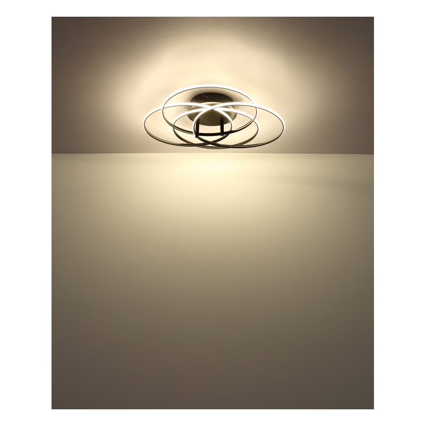 Globo - LED-kattovalaisin LED/55W/230V 4000K halkaisija 51,5 cm musta