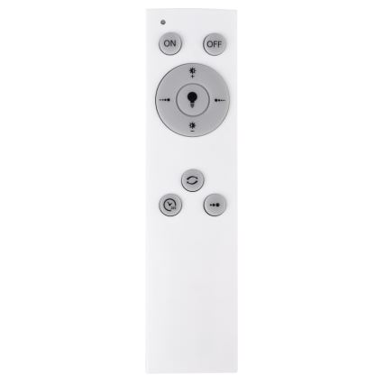Globo - LED-himennettävä kattovalaisin LED/40W/230V 2700-6500K 32,5x87,5 cm ruskea/musta + kaukosäädin