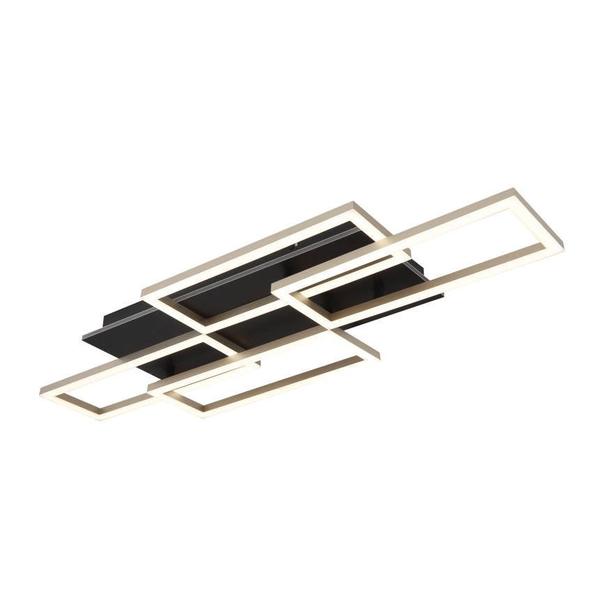 Globo - LED-himmennettävä kattovalaisin LED/40W/230V 2700-6500K 32,5x87,5 cm musta + kaukosäädin