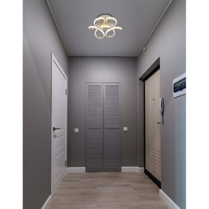 Globo - LED-kattovalaisin LED/24W/230V 2700/4000/6000K halkaisija 26 cm mattakromi