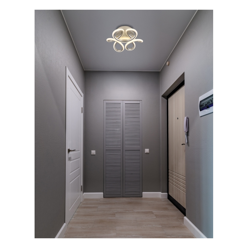 Globo - LED-kattovalaisin LED/24W/230V 2700/4000/6000K halkaisija 26 cm mattakromi