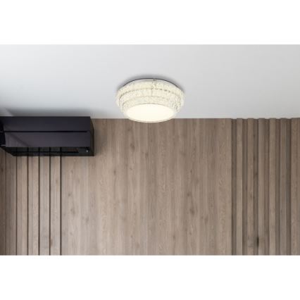 Globo - LED himmennettävä kattovalaisin LED/48W/230V 2700-6000K halkaisija 50 cm valkoinen + kaukosäädin