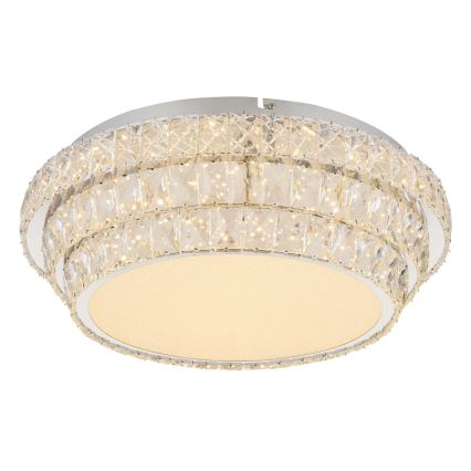 Globo - LED himmennettävä kattovalaisin LED/48W/230V 2700-6000K halkaisija 50 cm valkoinen + kaukosäädin