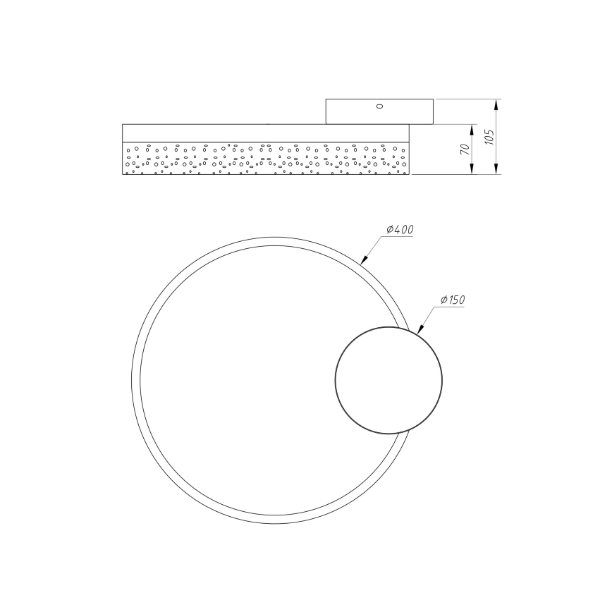 Globo - LED-kattovalaisin LED/24W/230V