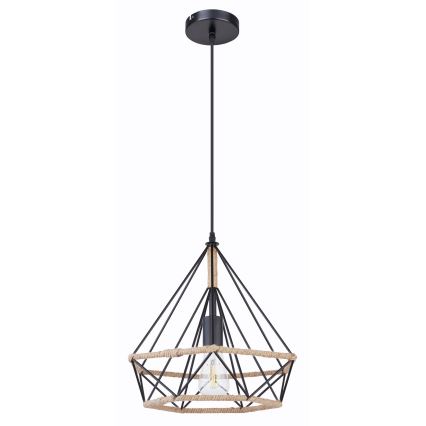 Globo - Kattokruunu narulla 1xE27/60W/230V