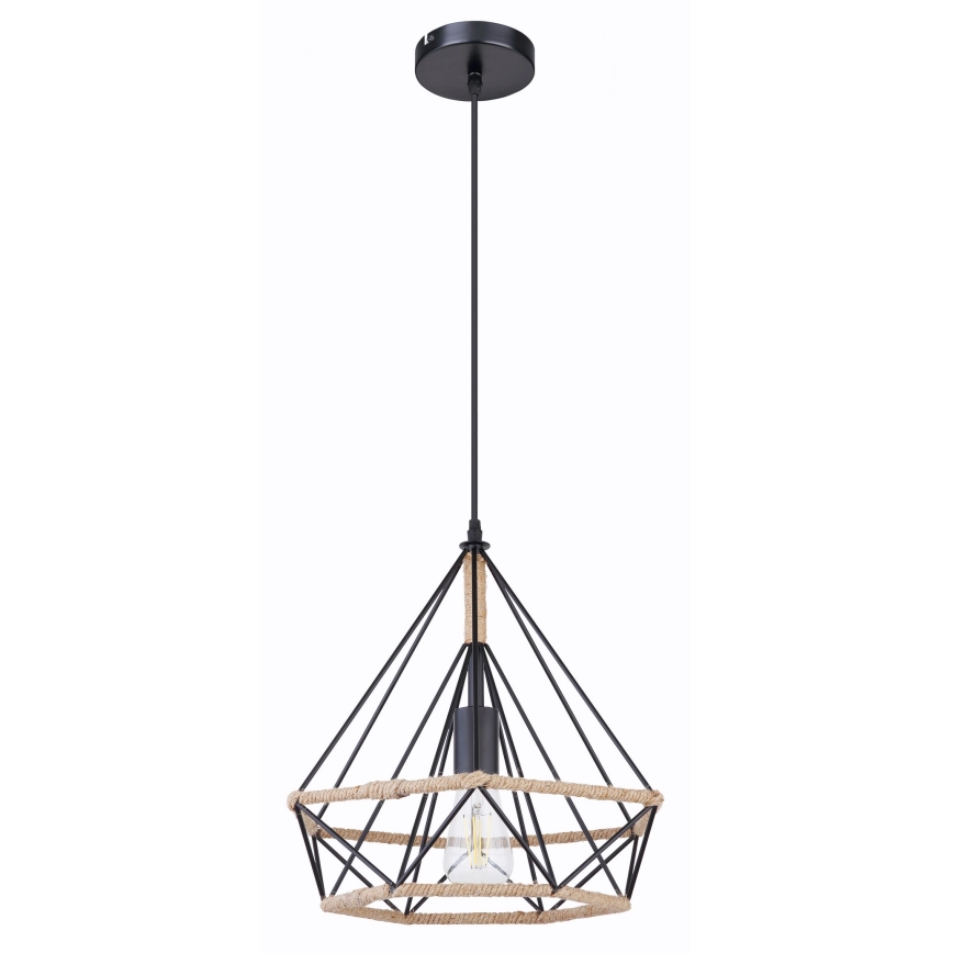 Globo - Kattokruunu narulla 1xE27/60W/230V