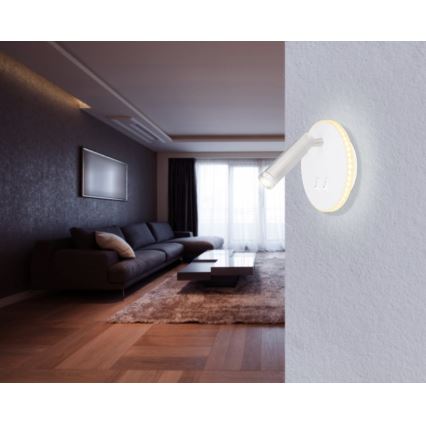 Globo - LED Seinäkohdevalo LED/6W + LED/1W/230V