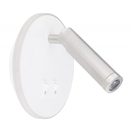 Globo - LED Seinäkohdevalo LED/6W + LED/1W/230V