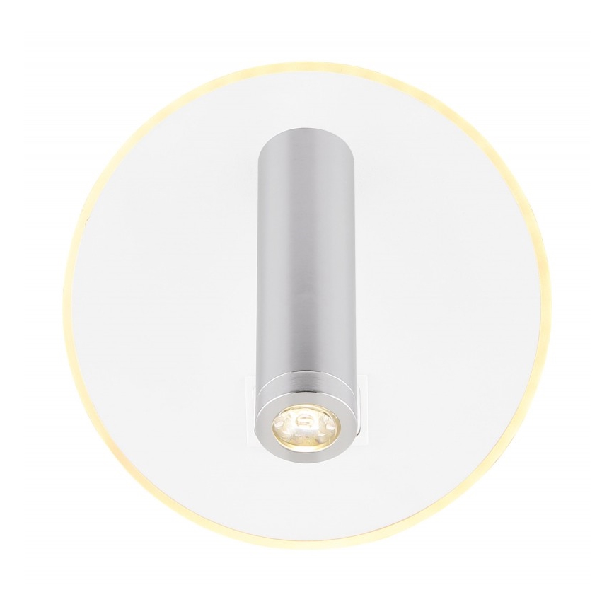 Globo - LED Seinäkohdevalo LED/6W + LED/1W/230V