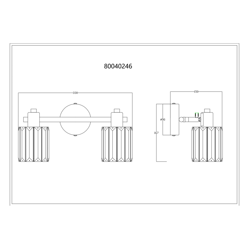Globo - Kohdevalo 2xE14/40W/230V