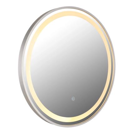 Globo - LED Himmennettävä seinä peili kanssa taustavalo LED/10W/230V 2700/4000/6500K halkaisija 50 cm