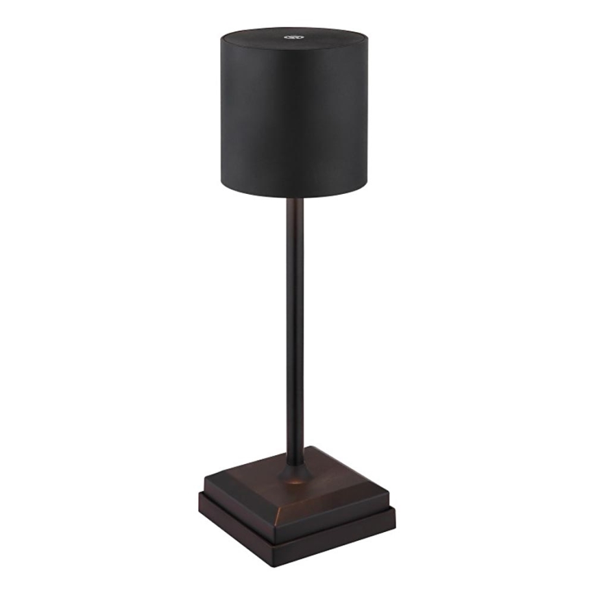 Globo - himmennettävä kosketusohjattu ladattava pöytälamppu LED/1,5W/5V 2200 mAh musta