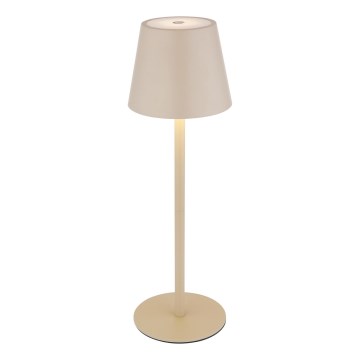 Globo - Himmennettävä kosketusohjattu ladattava ulkokäyttöön tarkoitettu pöytälamppu LED/3W/5V 3000/4000/5000K IP54 1800 mAh