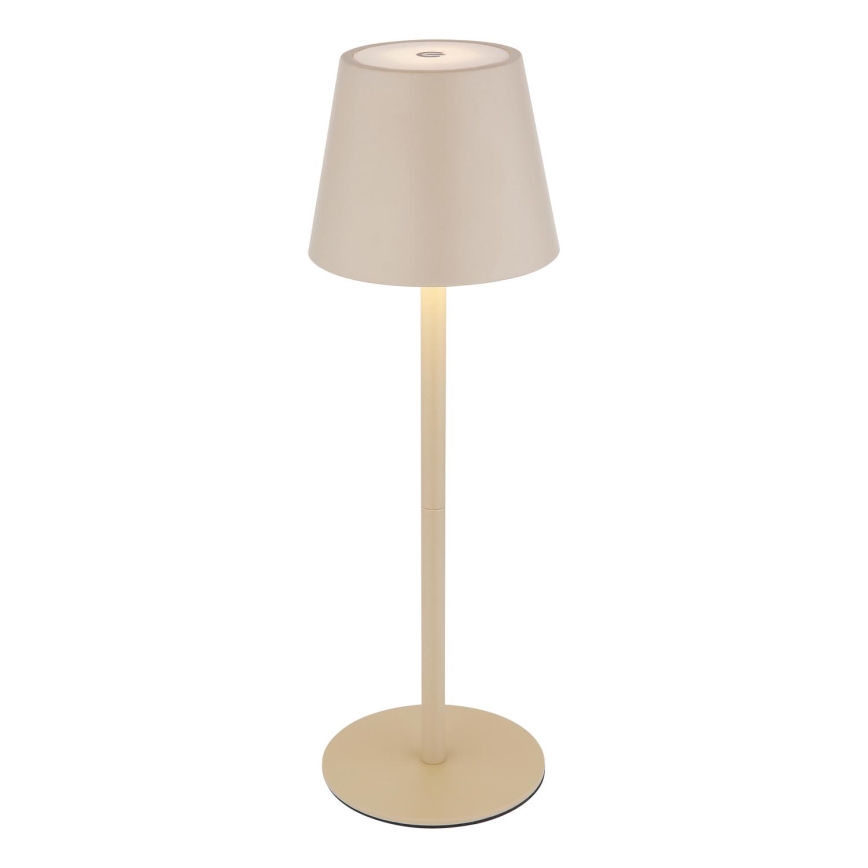 Globo - Himmennettävä kosketusohjattu ladattava ulkokäyttöön tarkoitettu pöytälamppu LED/3W/5V 3000/4000/5000K IP54 1800 mAh
